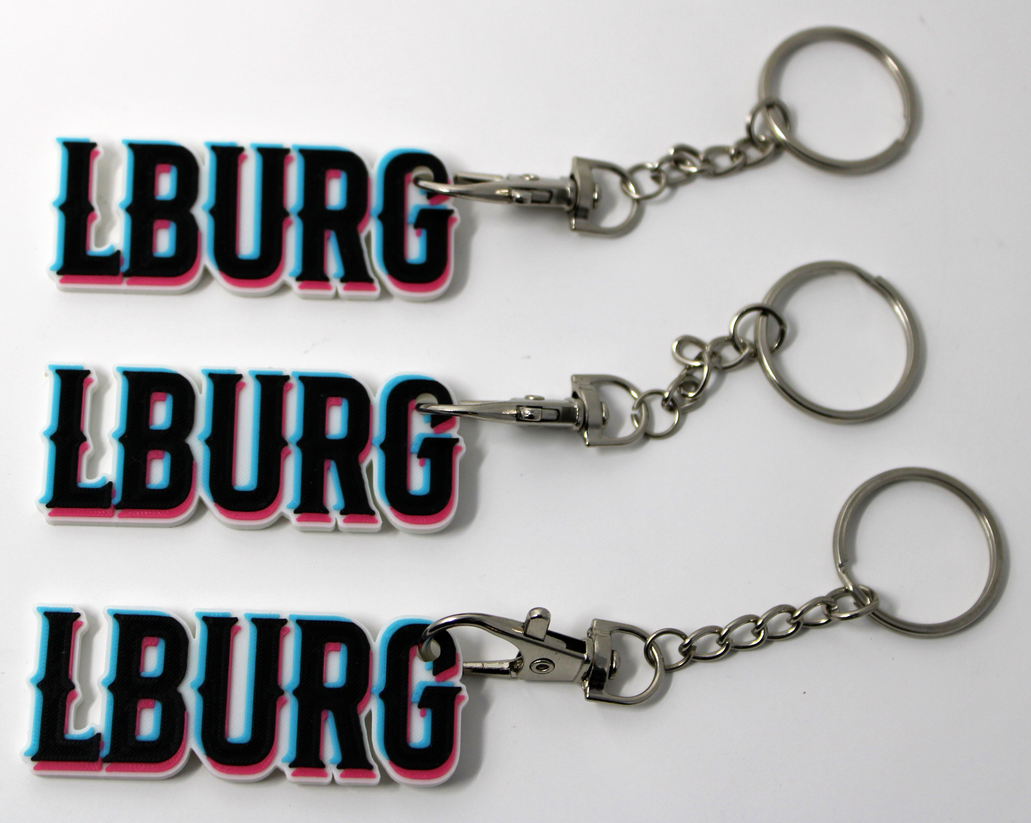 Custom 3D Printed Logo Keychains, Promotion items, giveaway