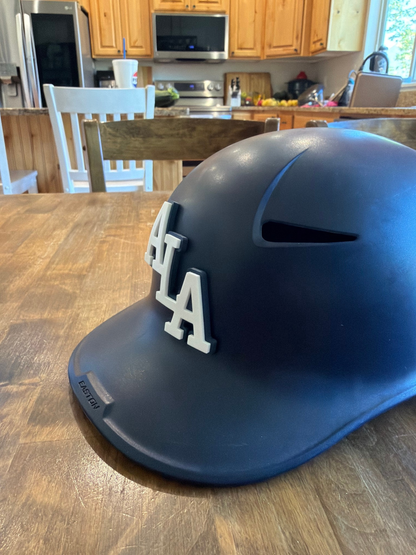Custom 3D Printed Baseball & Softball Helmet Decals | Raised Team Logos